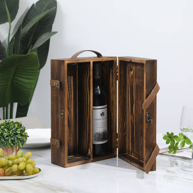 Wine discount box rack